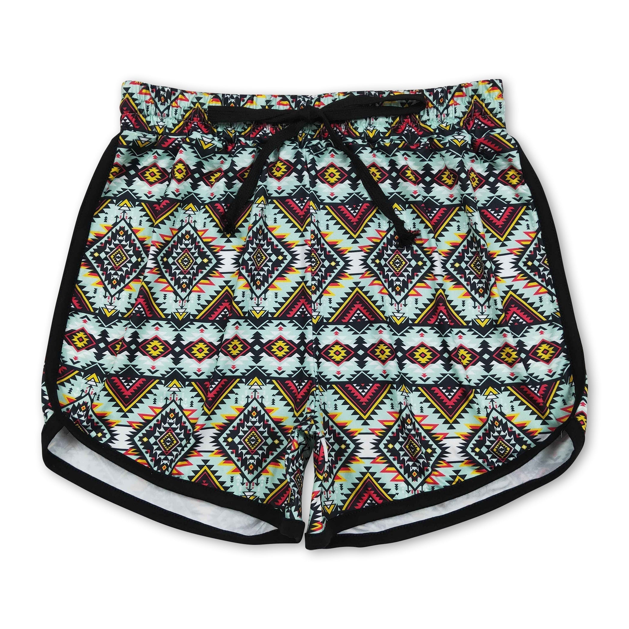 Aztec western adult women summer shorts