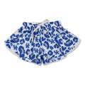 Blue leopard U K kids girls team active summer shorts