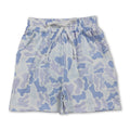 Light blue camo pockets kids boys summer shorts