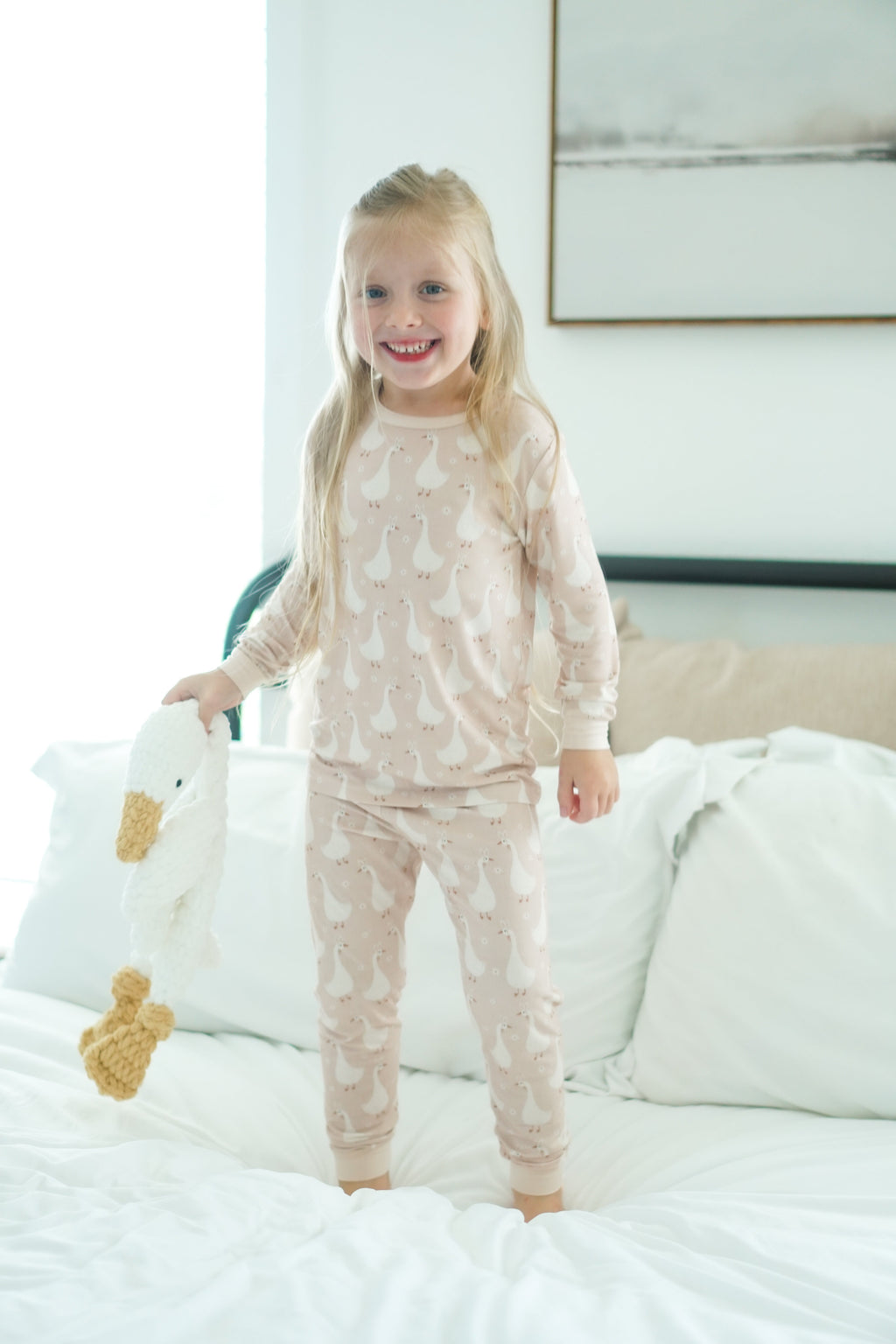 Silly Goose on the Loose 2pc Bamboo Pajamas