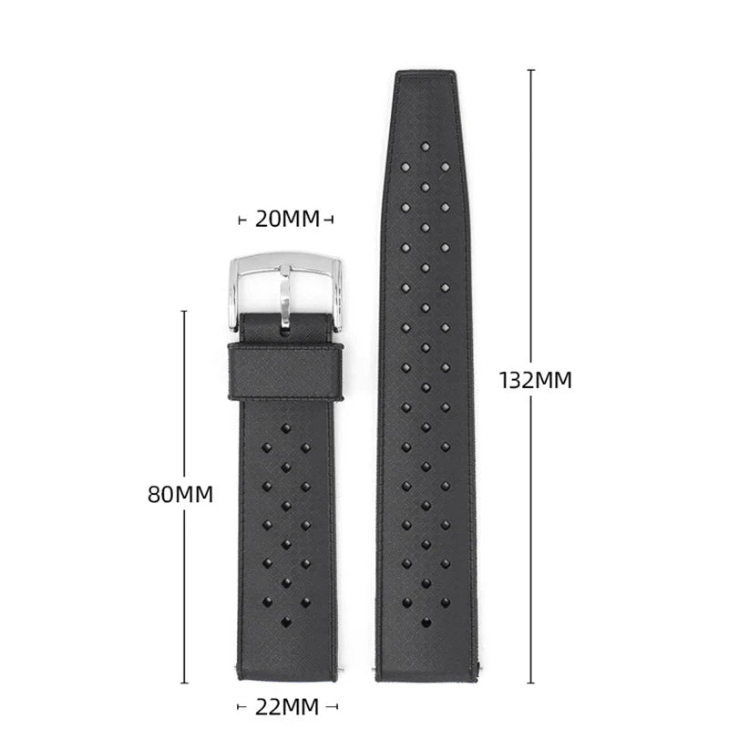 OnePlus Smartwatch Silicone Strap FKM Rubber Watch Band Bracelet