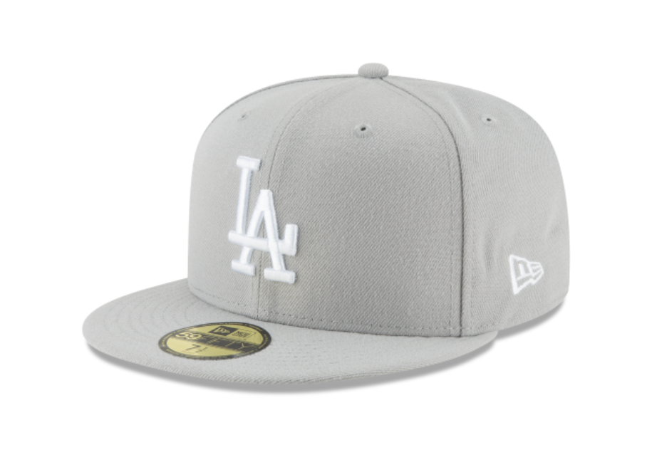 NEW ERA MLB BASIC 5950 LOS ANGELES DODGERS GRAY