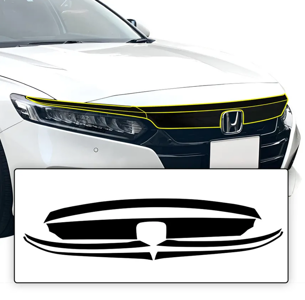 2018-2020 Xgen Accord Grill Chrome Delete Gloss Black