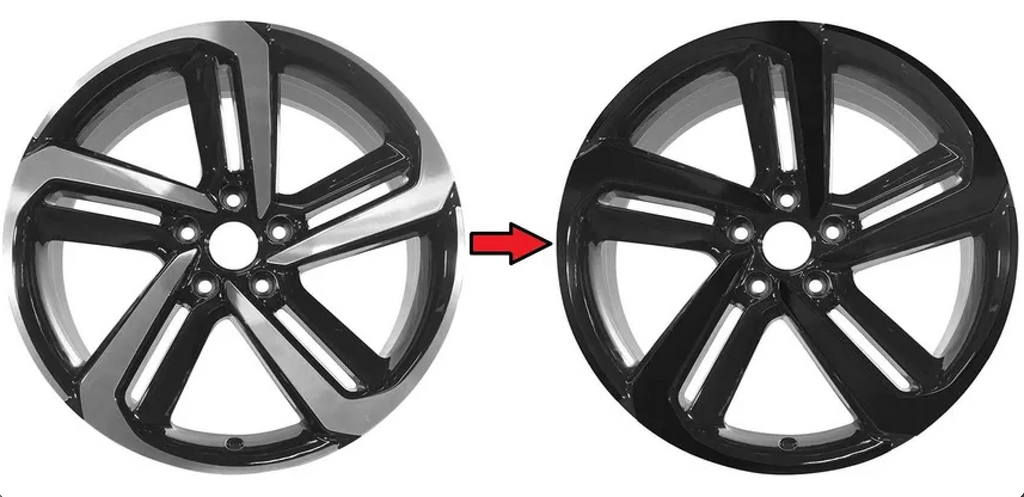2018-2022 Xgen Accord Wheel Chrome Delete Gloss Black