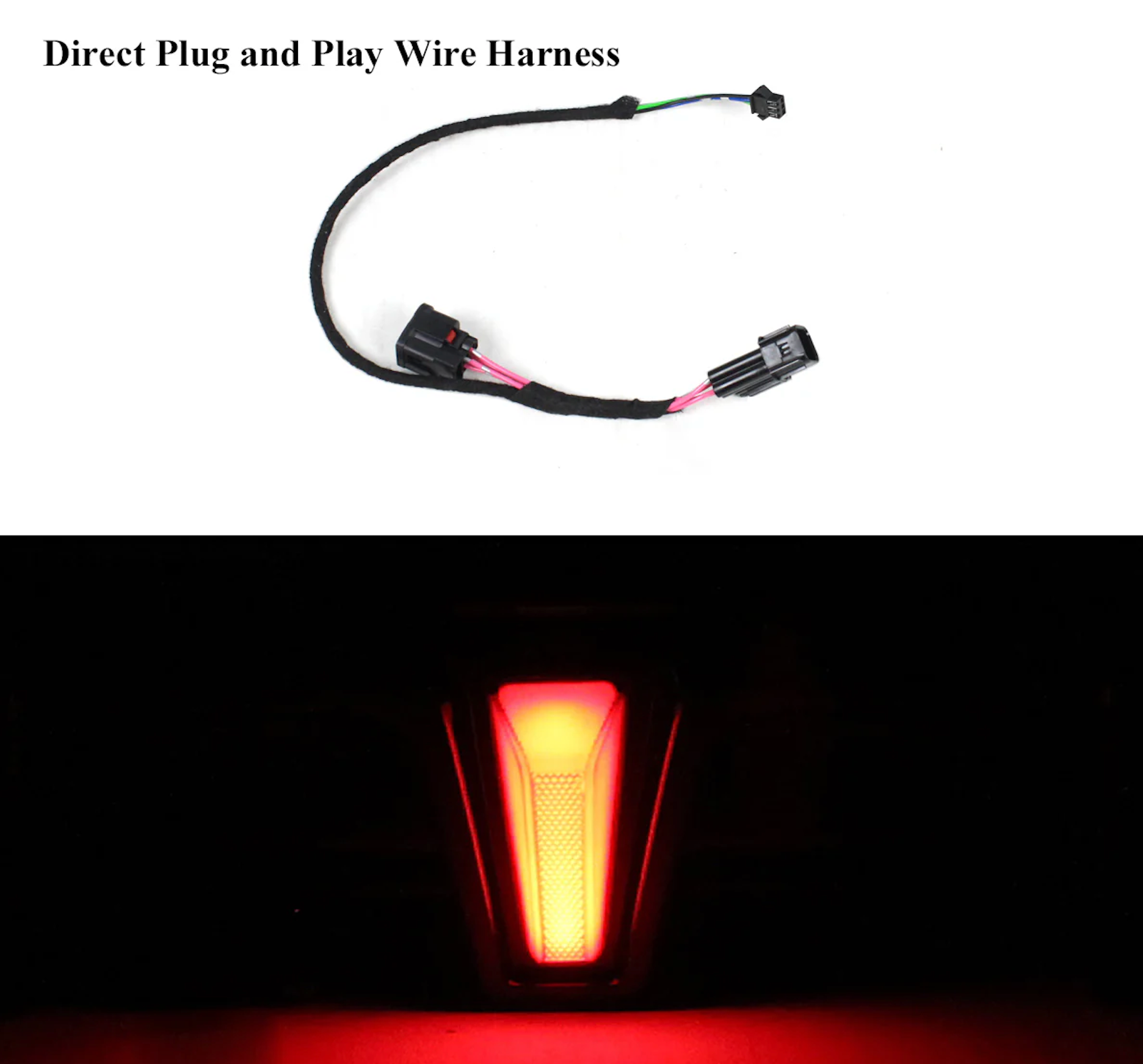 Diffuser Clear White Third Brake Light