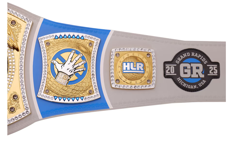 John Cena Farewell Tour 2025 Grand Rapids Spinner Championship Replica Title Belt