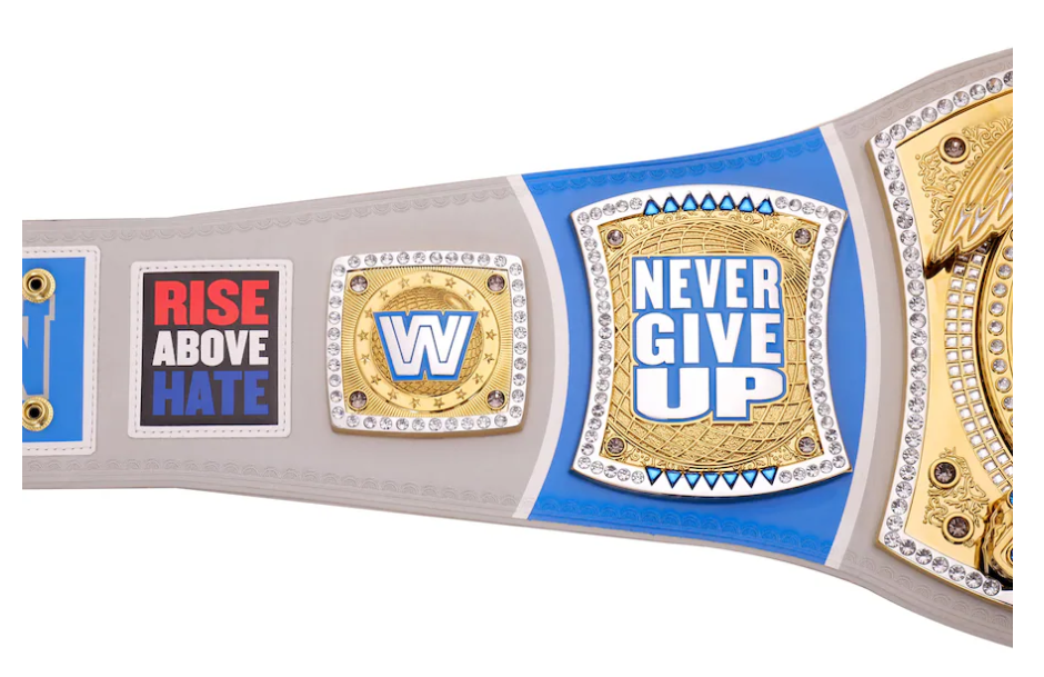 John Cena Farewell Tour 2025 Grand Rapids Spinner Championship Replica Title Belt
