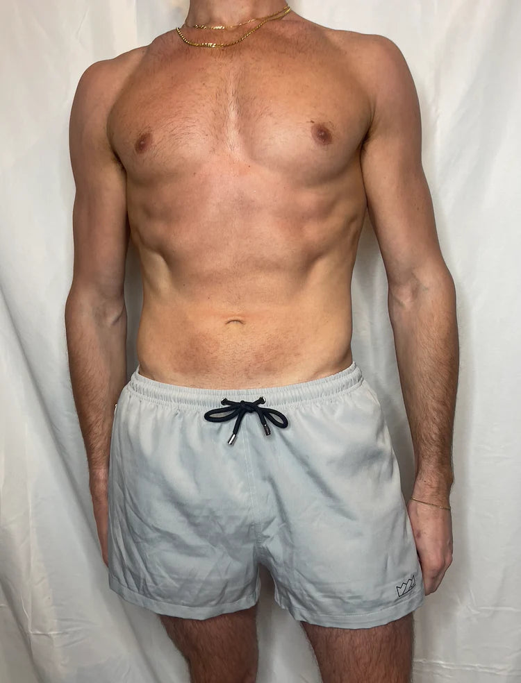 CTS SOLID SWIM TO GYM SHORT- GREY