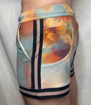 CTS BUTTERFLY CLOUDS SWIM TO GYM SHORT