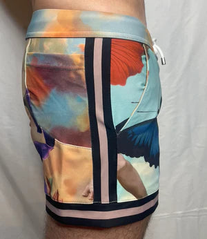 CTS BUTTERFLY CLOUDS SWIM TO GYM SHORT