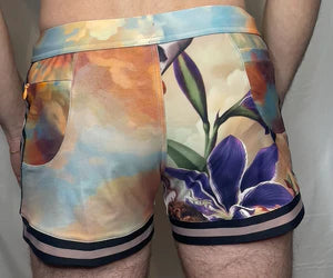 CTS BUTTERFLY CLOUDS SWIM TO GYM SHORT