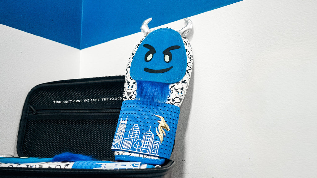 CodeBlue - Sliding Mitt | by Goat’d