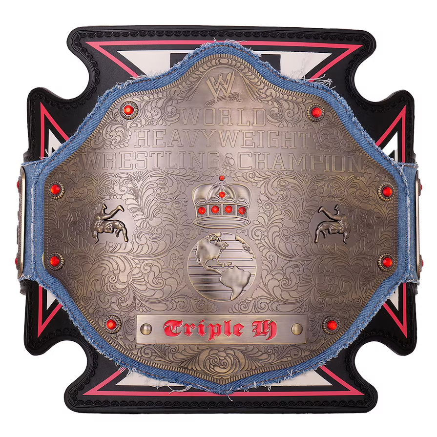 Triple H 30 Years Evolution World Heavyweight Championship Title Replica Belt