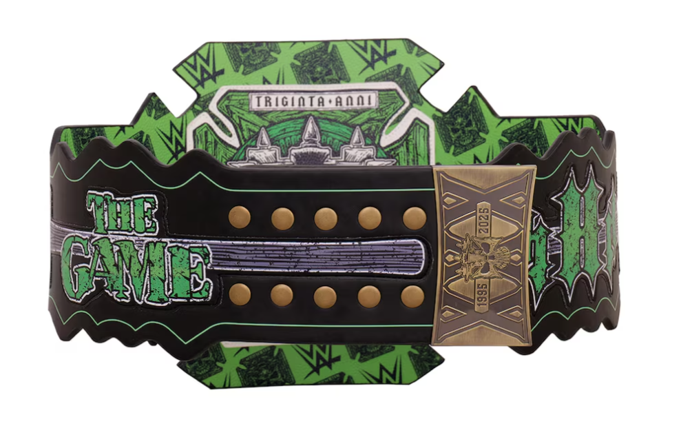 WWE Triple H 30 Years The Game Attitude Era Signature Series Title Replica Belt