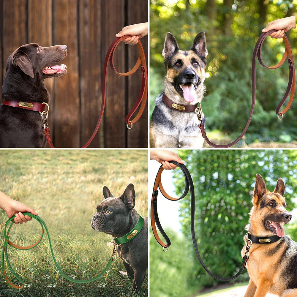 The Classic Leather Lead - Premium Dog Leash
