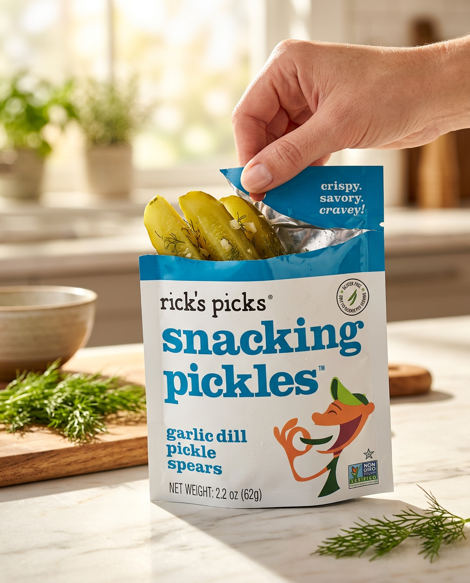 Garlic-Dill Snacking Pickles - 12 Pack!