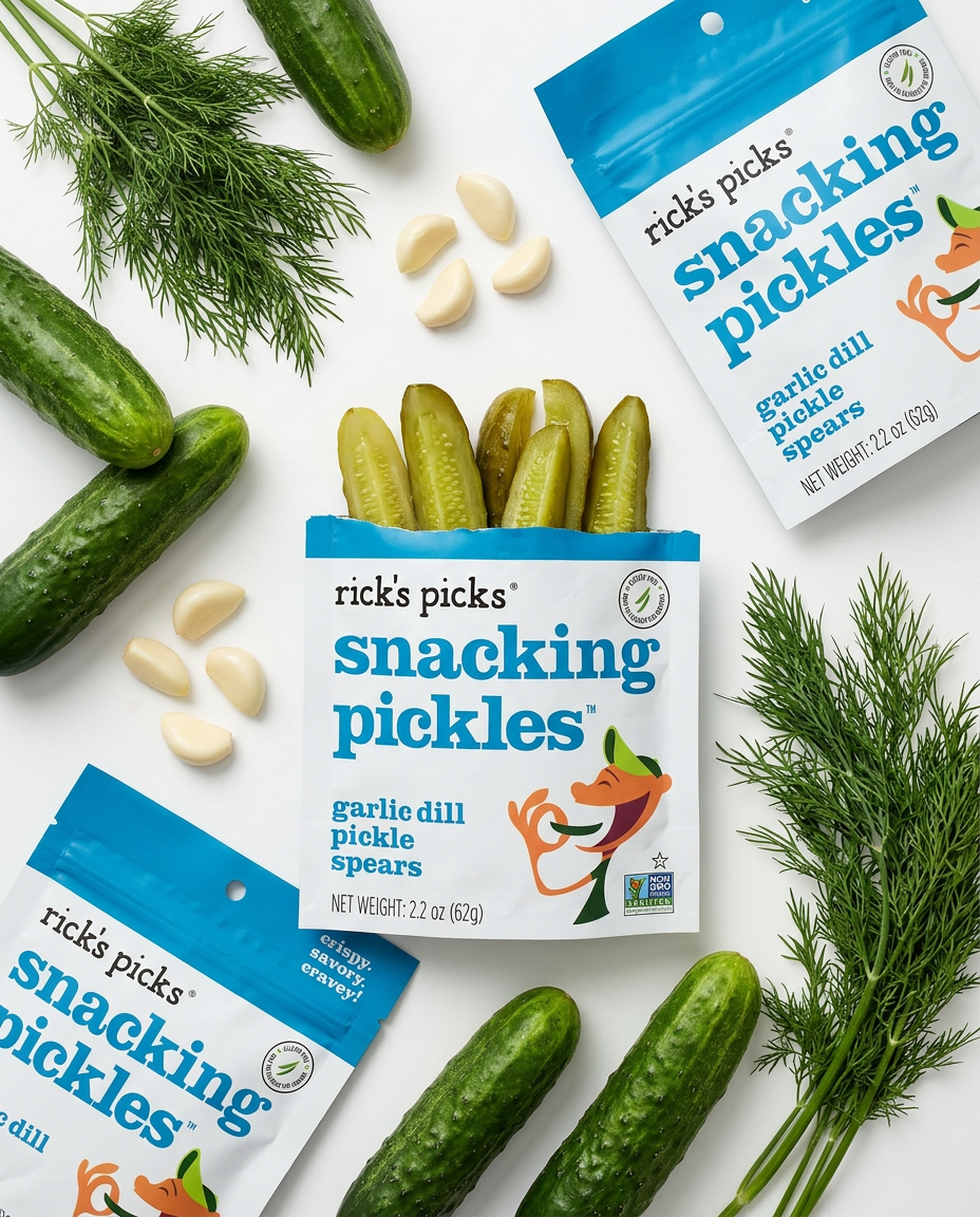 Garlic-Dill Snacking Pickles - 12 Pack!