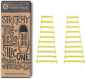 Yellow Stretchy Tieless Silicone Elastic Shoelaces | 20 Straps
