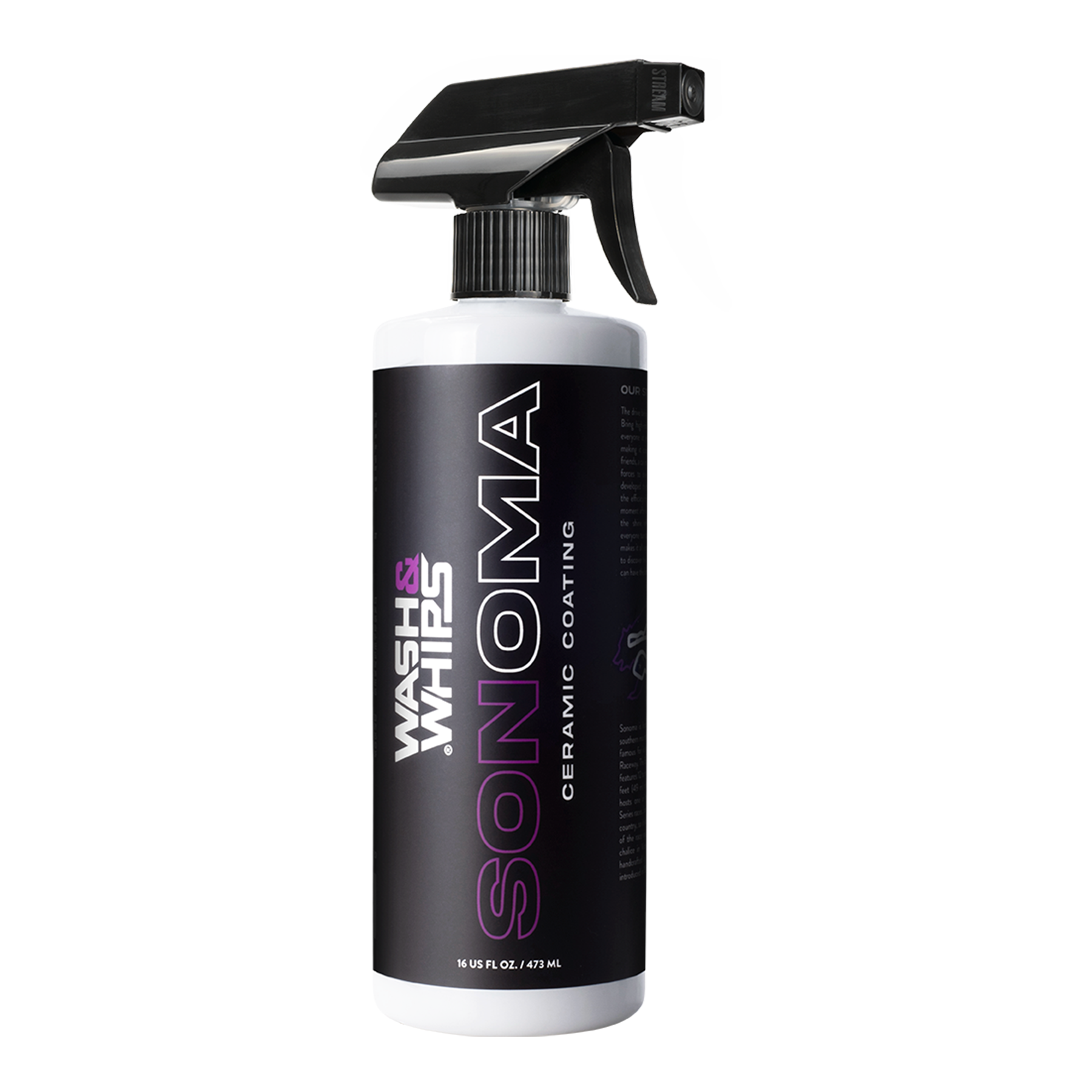 WASH&WHIPS MotoPro Motorcycle Detailing Kit - Bug Remover, Leather Care, Ceramic Spray