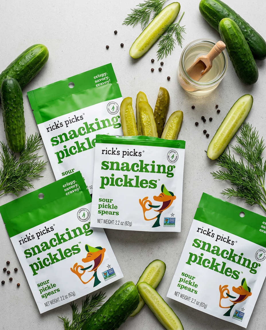 Sour Snacking Pickles - 12 Pack!