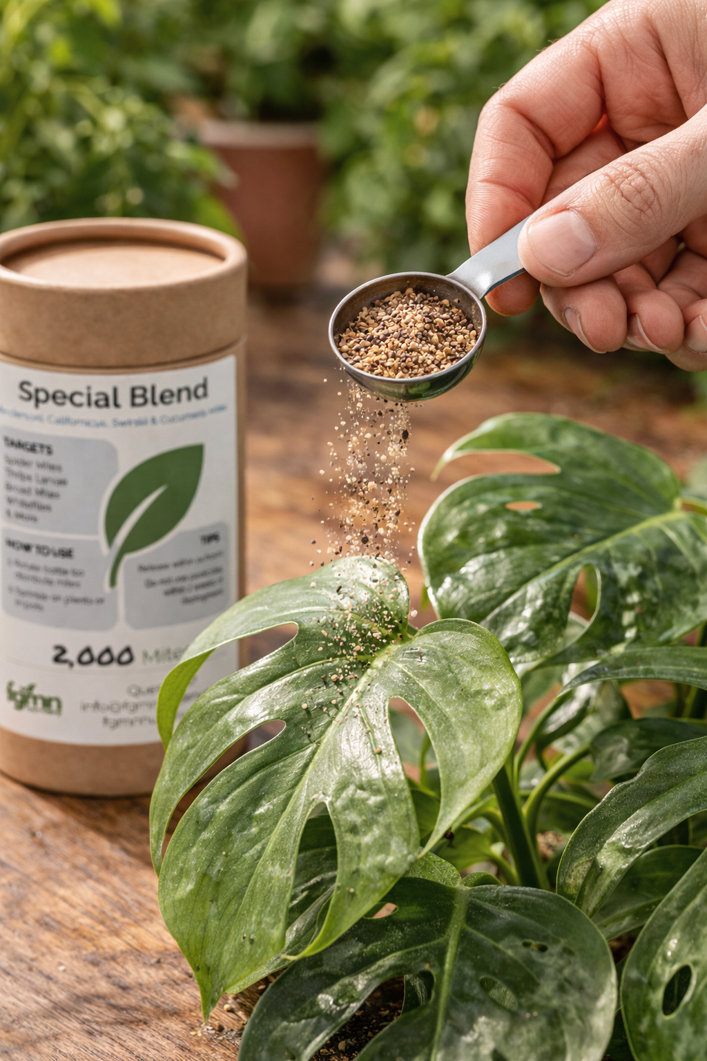 Special Blend Predatory Mite Mix Treatment Bottles