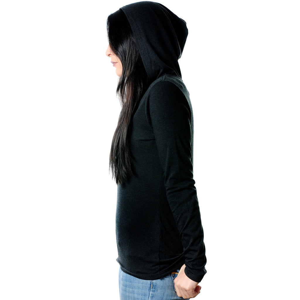 Pierced AF Black Tapered Long Sleeve Hoodie