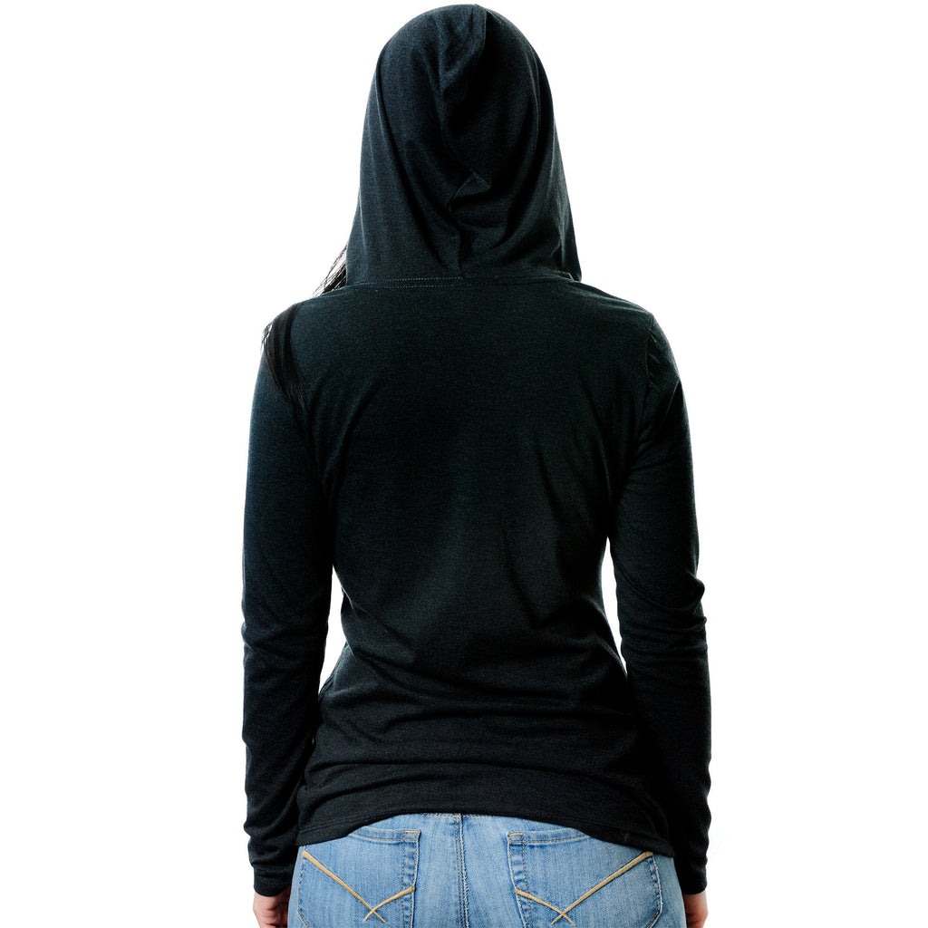Honey Black Long Sleeve Hoodie