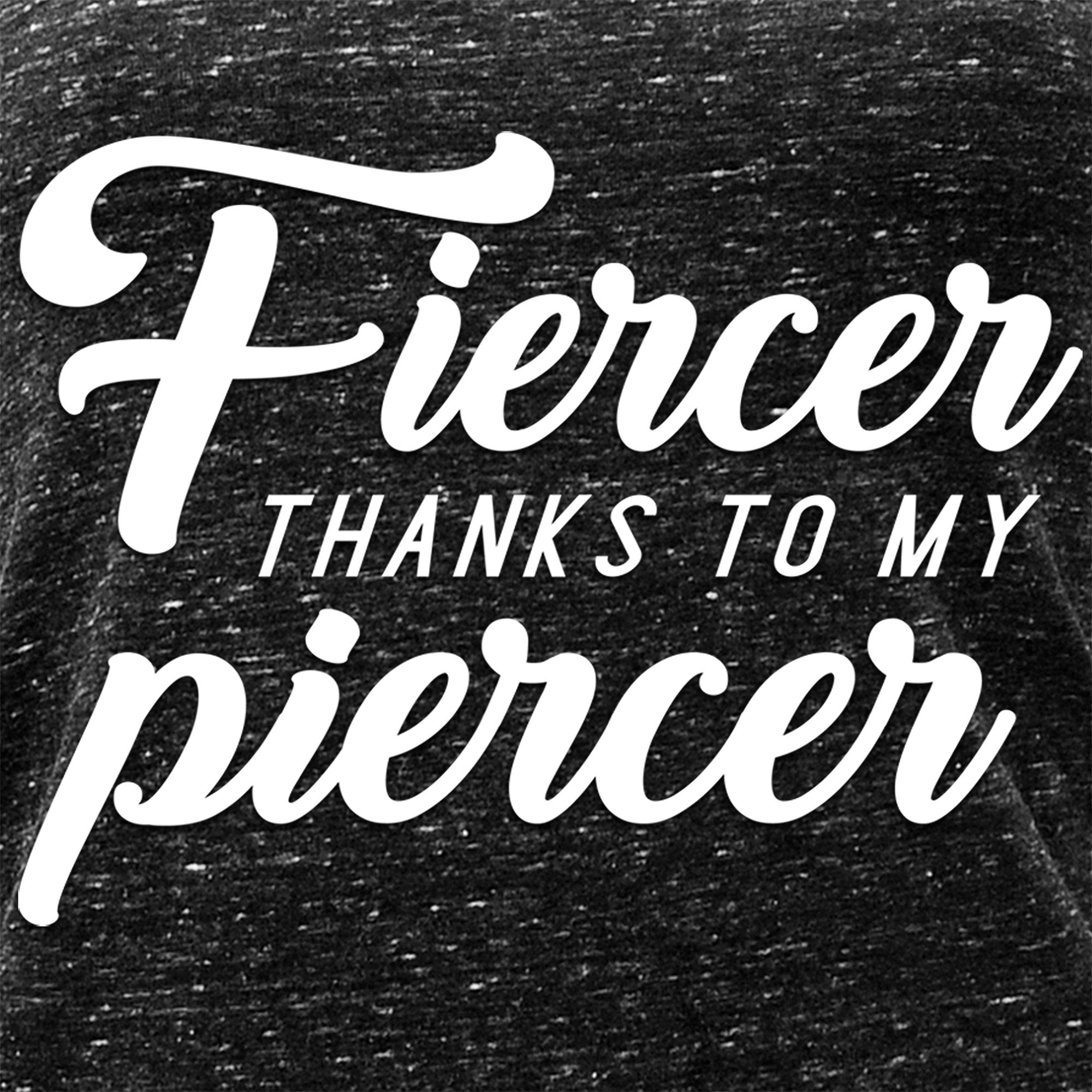 Fiercer thanks to my Piercer Black Gray Cosmic Twist Back Tank Top