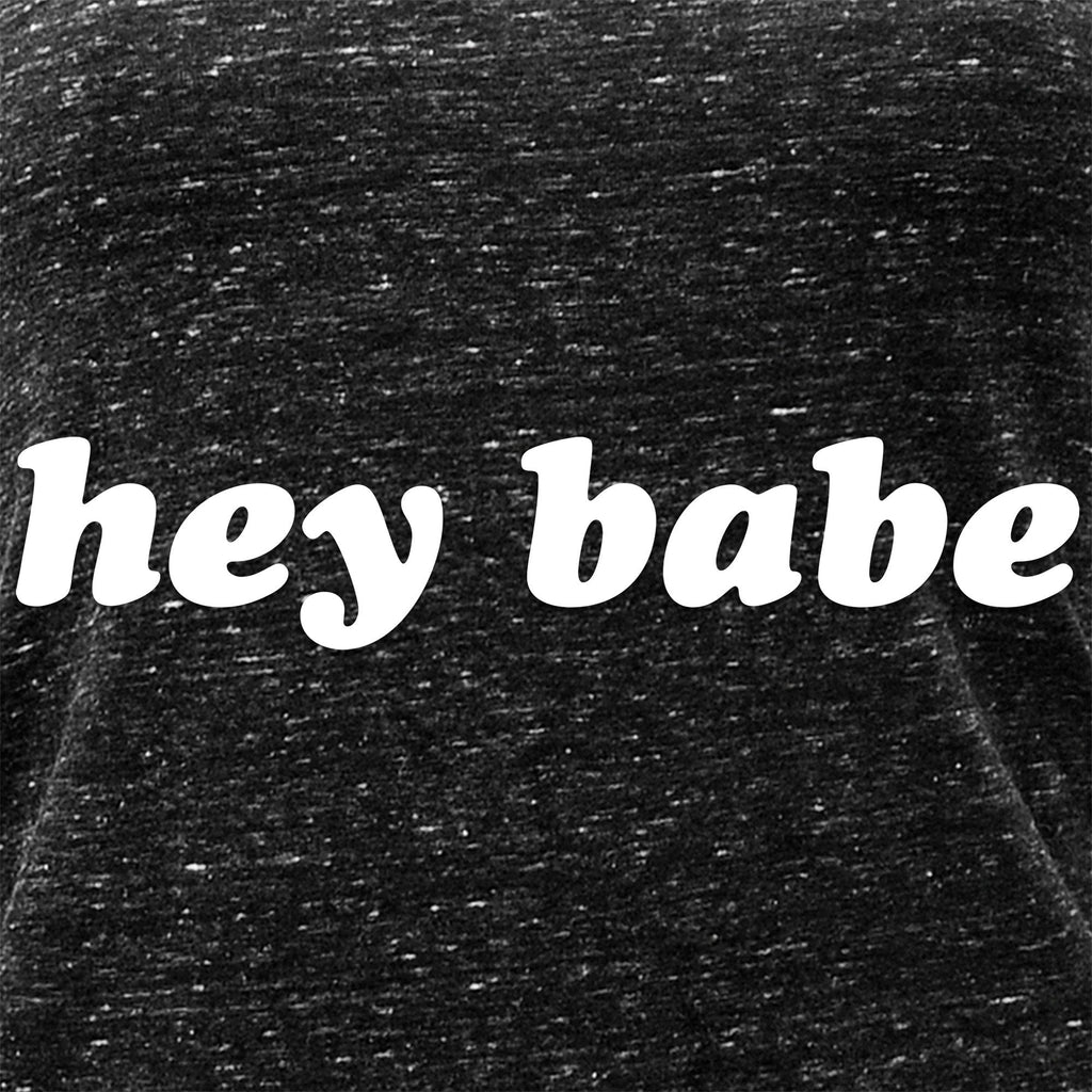 Hey Babe Black Gray Cosmic Twist Back Tank Top