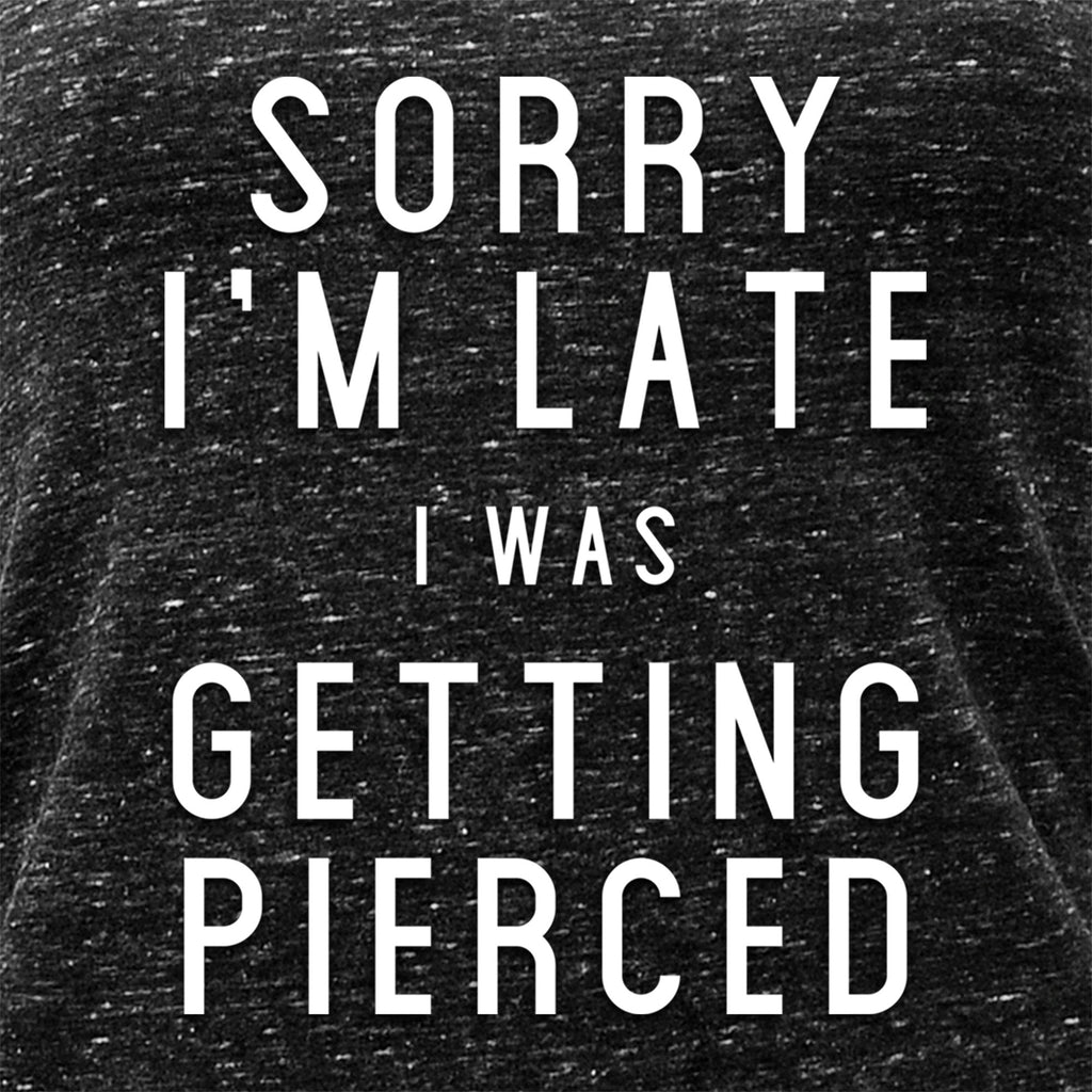 Sorry I'm Late I was Getting Pierced Cosmic Twist Back Tank Top