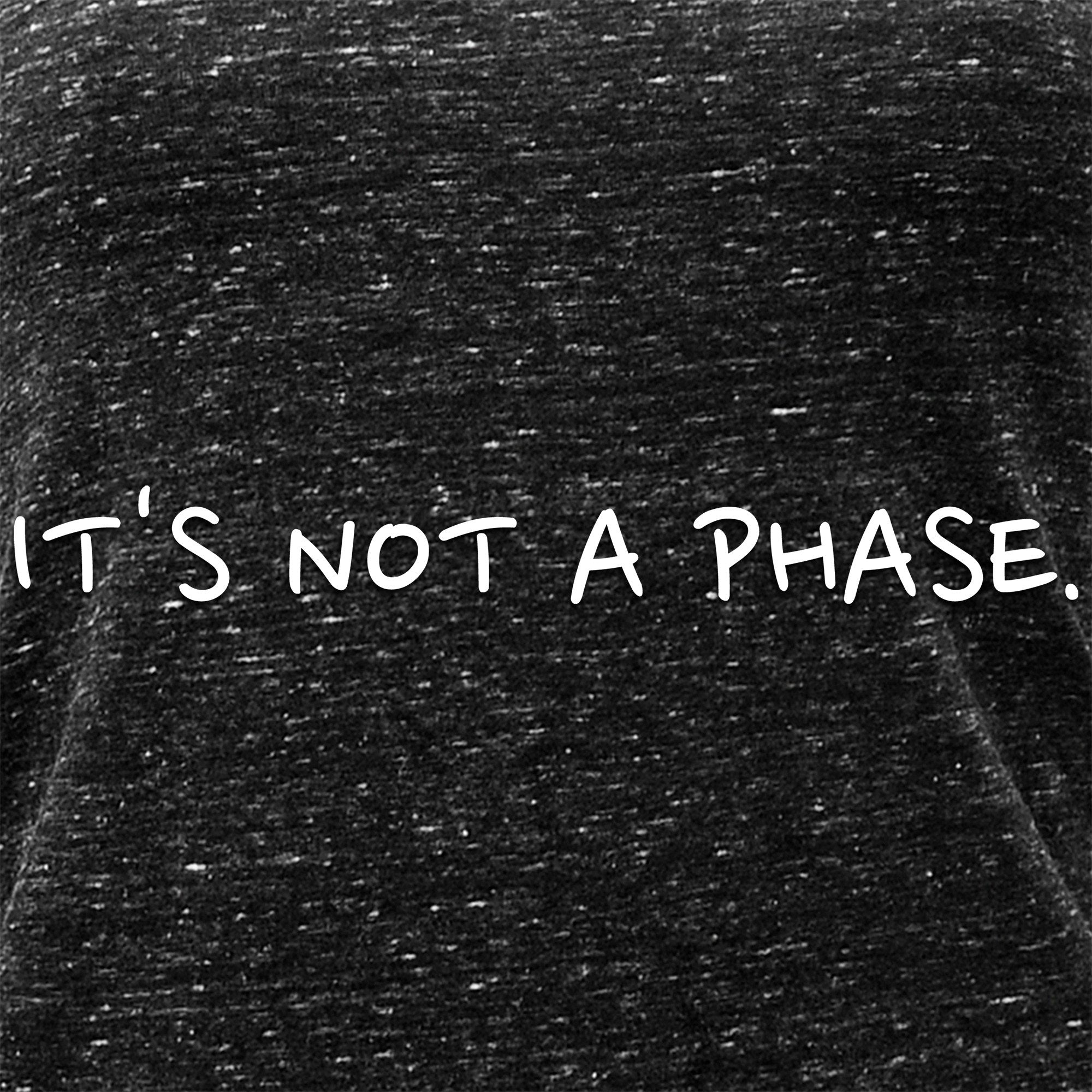 It's Not a Phase Black Gray Cosmic Twist Back Tank Top