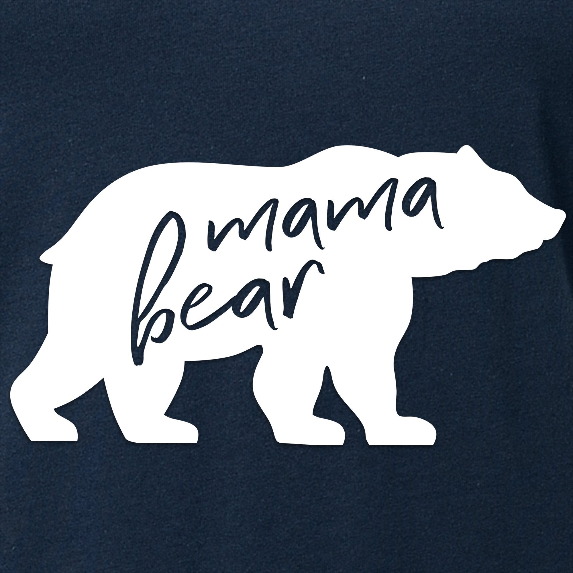 Mama Bear Tapered V-Neck Tee Shirt