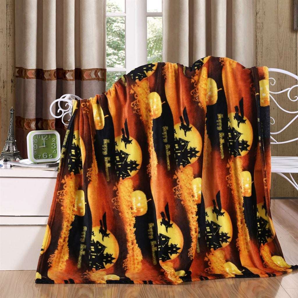 Soft Fleece Throw Blanket 50x60 – Lightweight Cozy Bed Couch Sofa Blanket for All Seasons