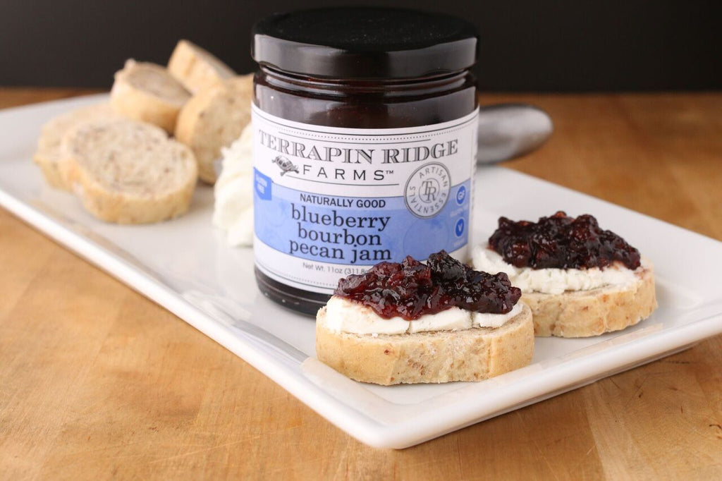 Blueberry Bourbon Pecan Jam - Quart