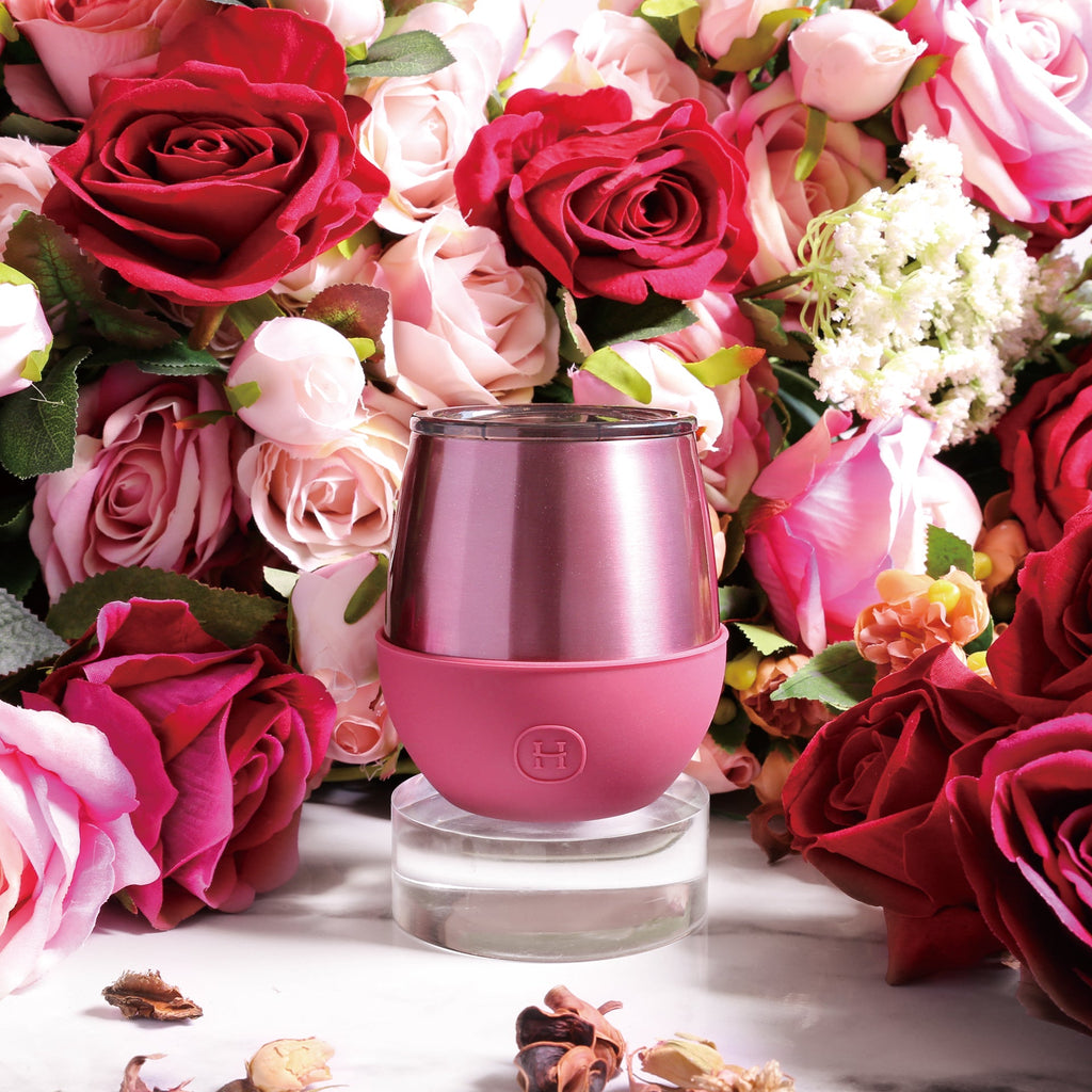 Rose Gold Tumbler-Sangria 8 OZ