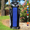 Tri-Fold Diamond Velour Golf Towel: Grommet & Hook Pack of 3