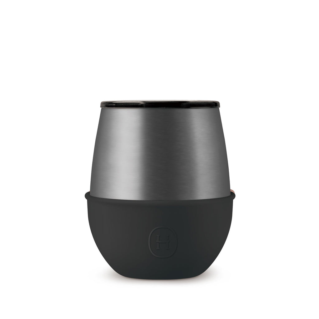Titanium Grey Tumbler-Ink Black 8 OZ