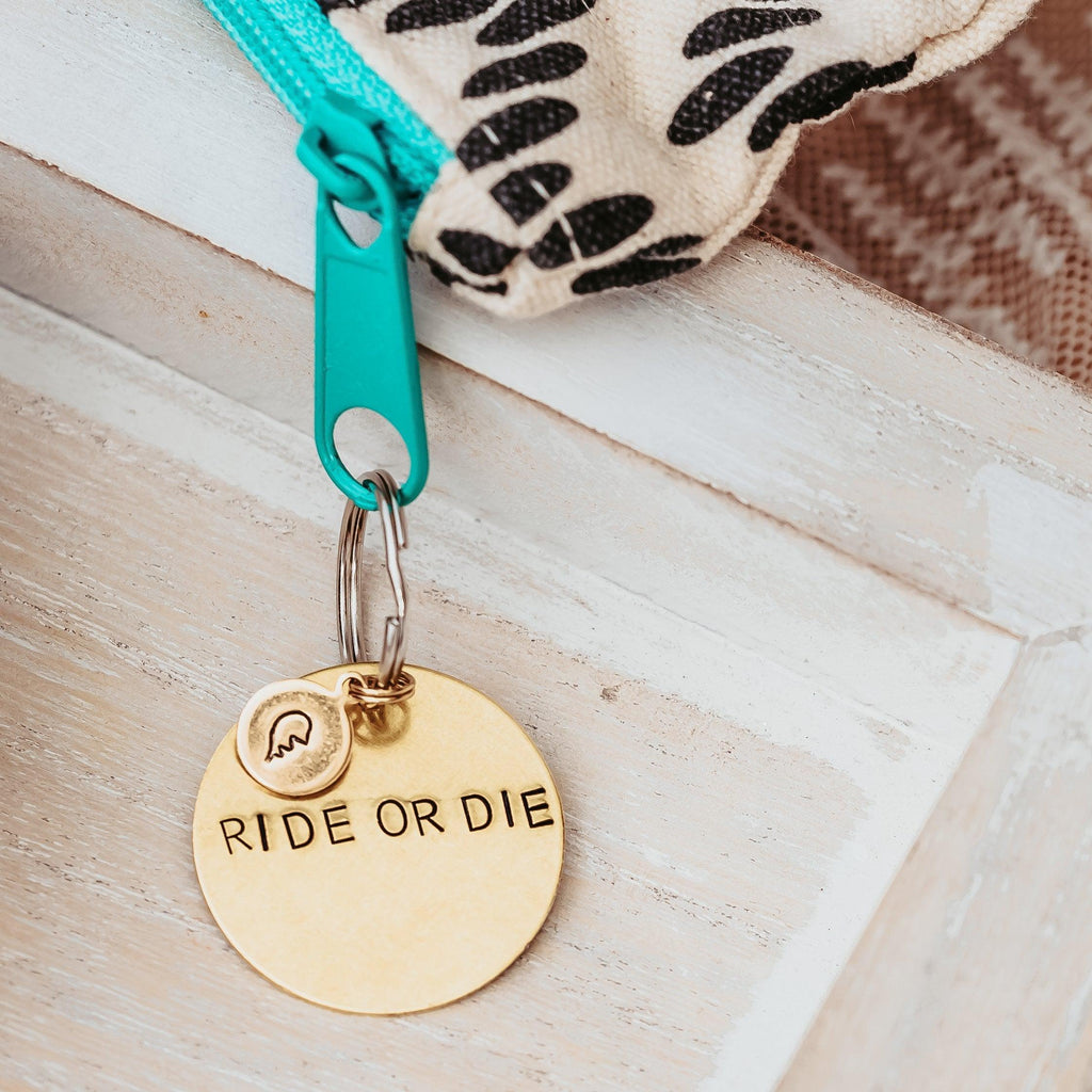 UNFUCKWITHABLE Brass Keychain