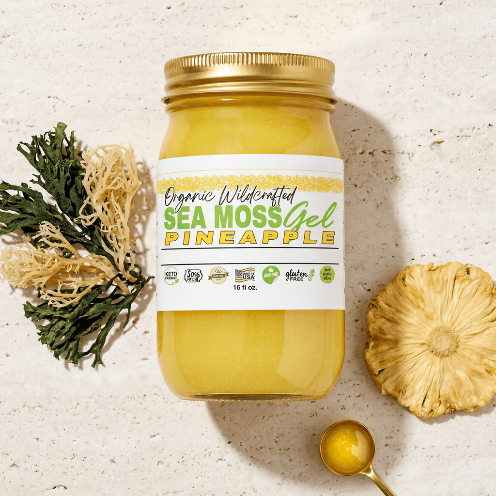 Sea Moss Gel - Pineapple Flavor 16oz