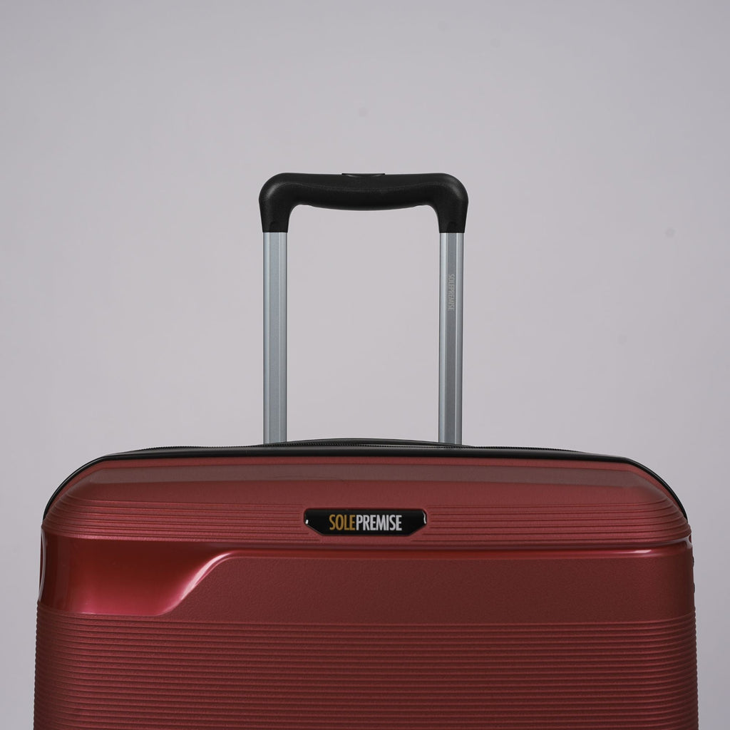 20-inch Red Carry-On Hardcase Roller Luggage