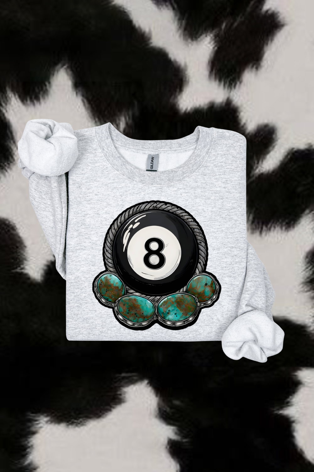 Turquoise 8Ball Sweatshirt