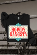Howdy Gangsta Checkered Sweatshirt