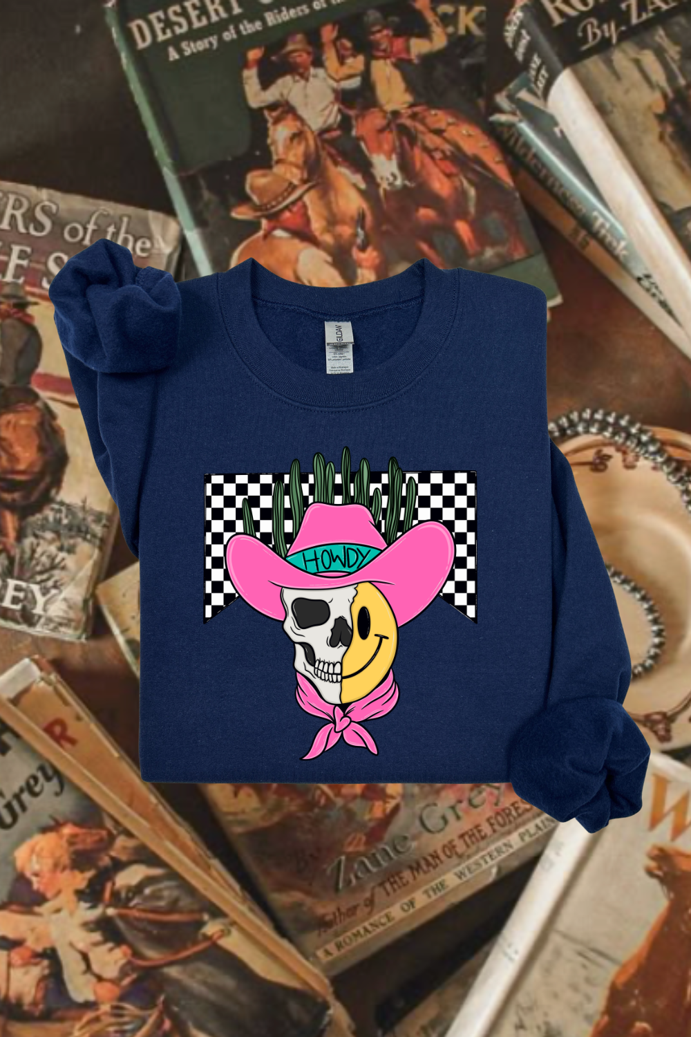 Western Smiley Sweatshirt