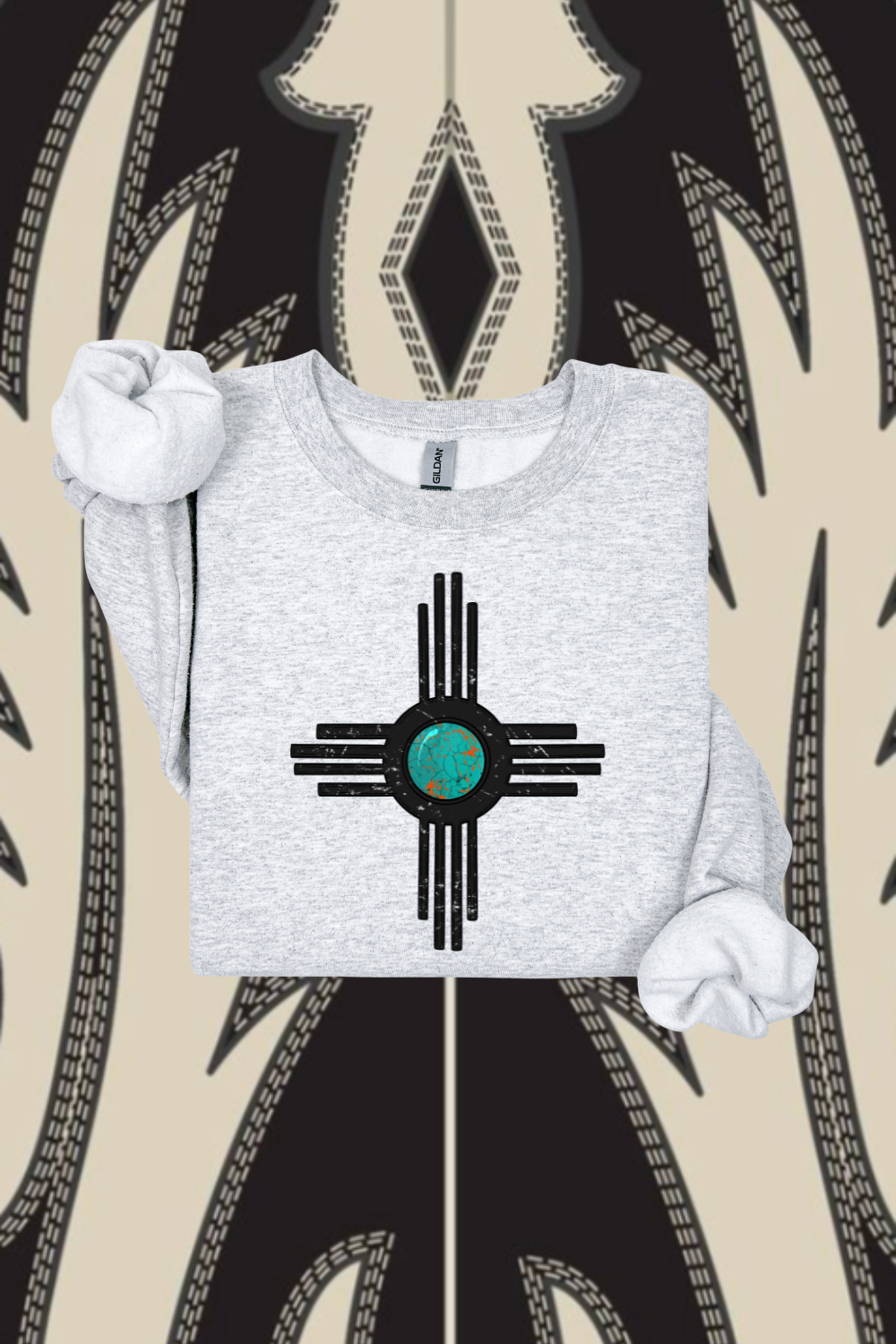 Turquoise Zia Sweatshirt