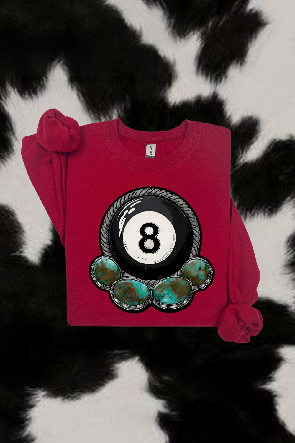 Turquoise 8Ball Sweatshirt