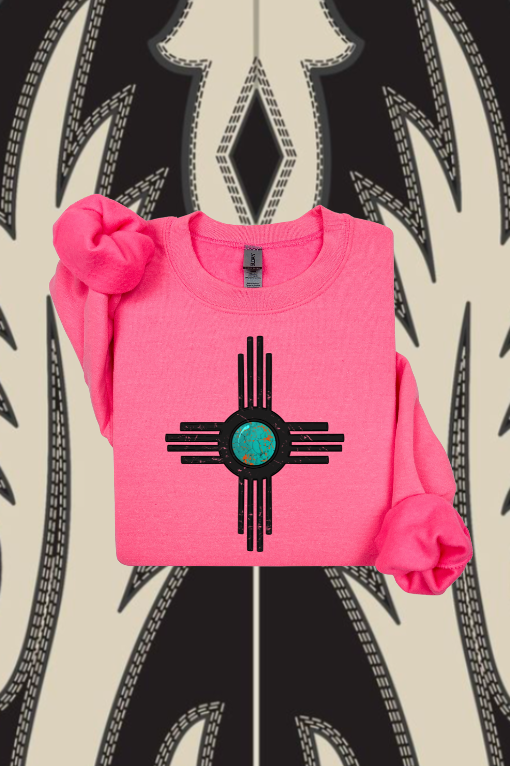 Turquoise Zia Sweatshirt