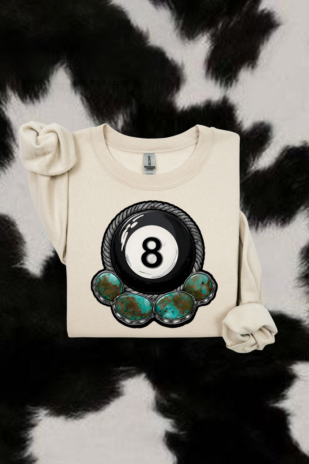 Turquoise 8Ball Sweatshirt