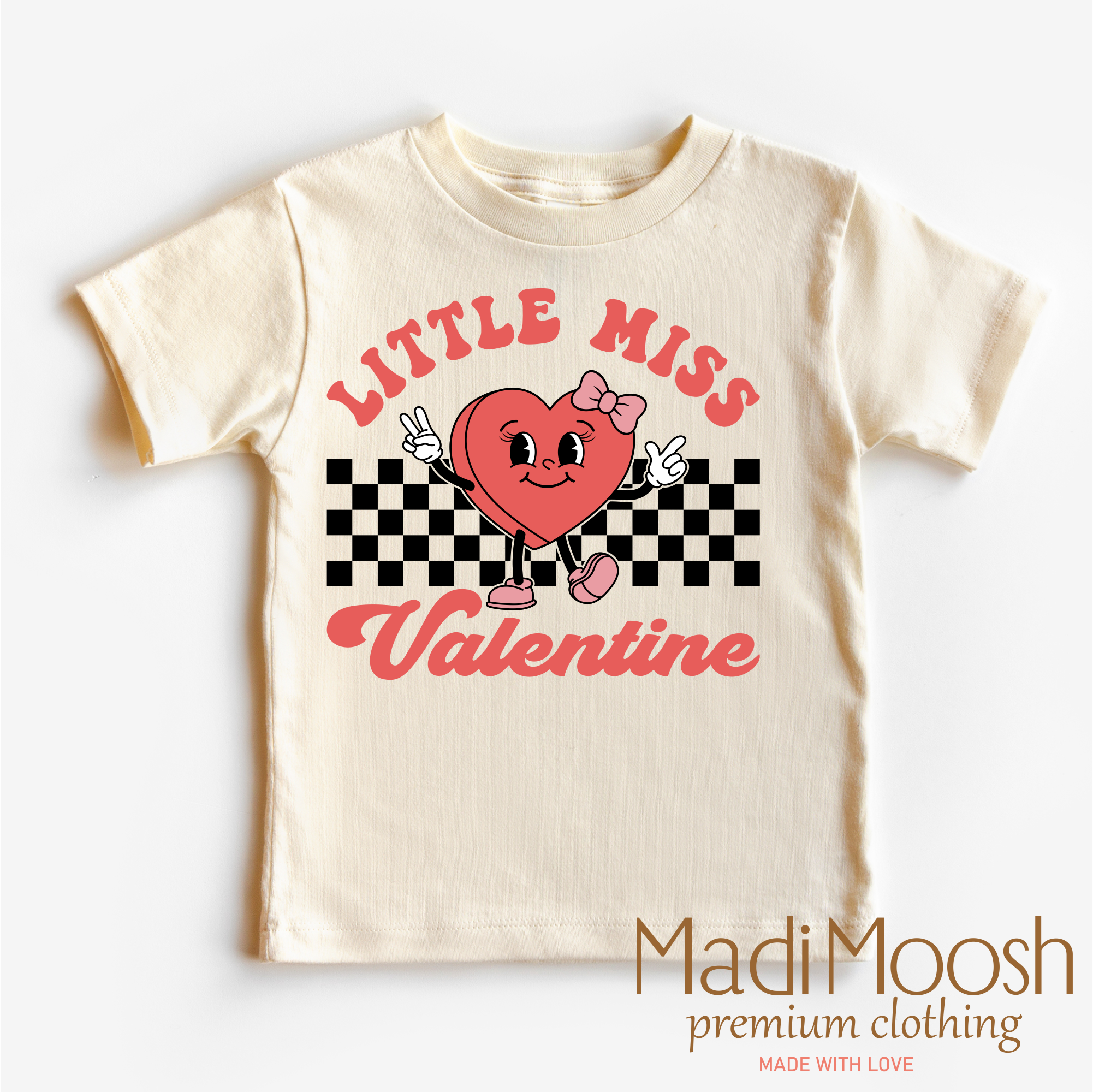 Little Miss Valentine Valentine's Day Shirt -  Valentine's Tee