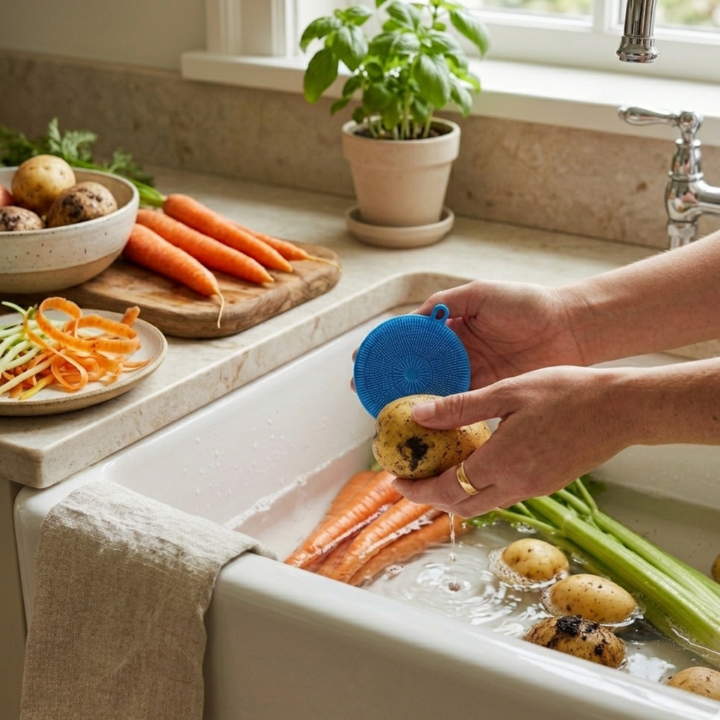 Veggies & Fruit Scrubber Brush