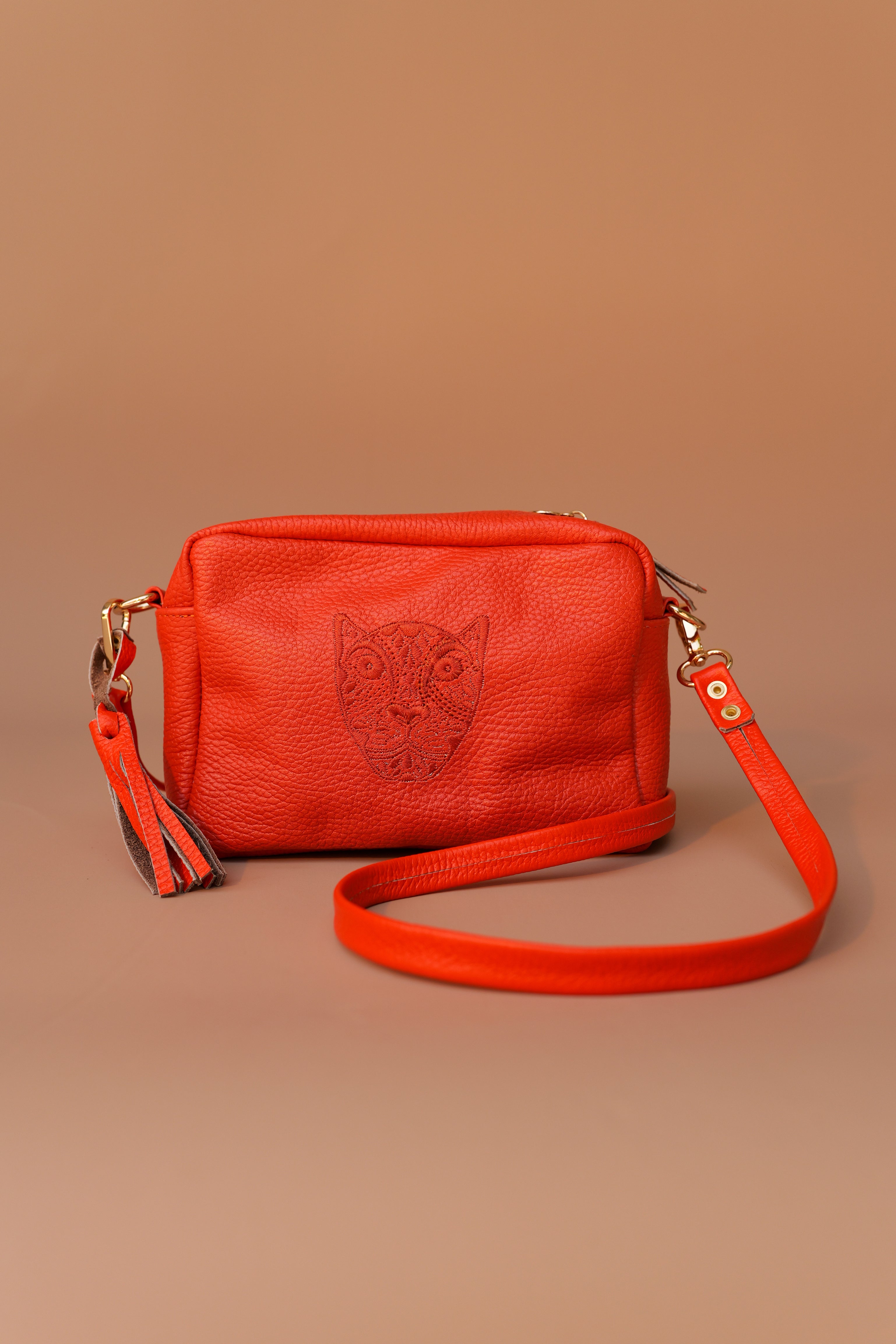 Jaguar Lucia Crossbody Tangerine